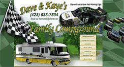 Desktop Screenshot of davesfamilycamping.net